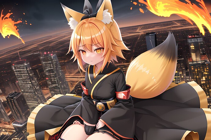 high_quality__extremely_detailed_cg_unity_8k_wallpaper__1girl__giantess__kagamine_rin__fox_girl__size_difference_fox_tail__yellow_hair__red_eyes__yellow_fox_ears__black_cloth__black_dre_1205196516