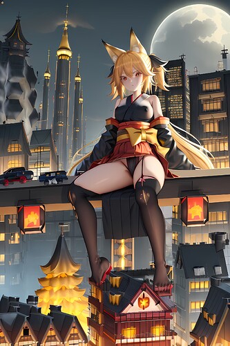high_quality__extremely_detailed_cg_unity_8k_wallpaper__1girl__giantess__kagamine_rin__fox_girl__size_difference_fox_tail__yellow_hair__red_eyes__yellow_fox_ears__black_cloth__black_d_783789761(5)